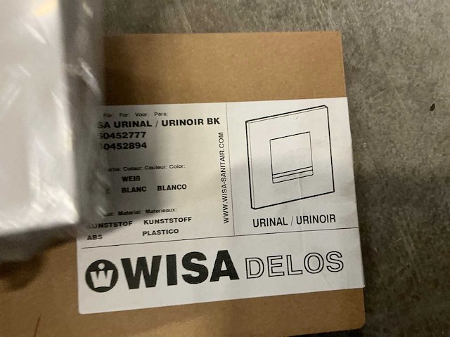 Wisa urinal bedieningspaneel (20x) - afbeelding 2 van  3