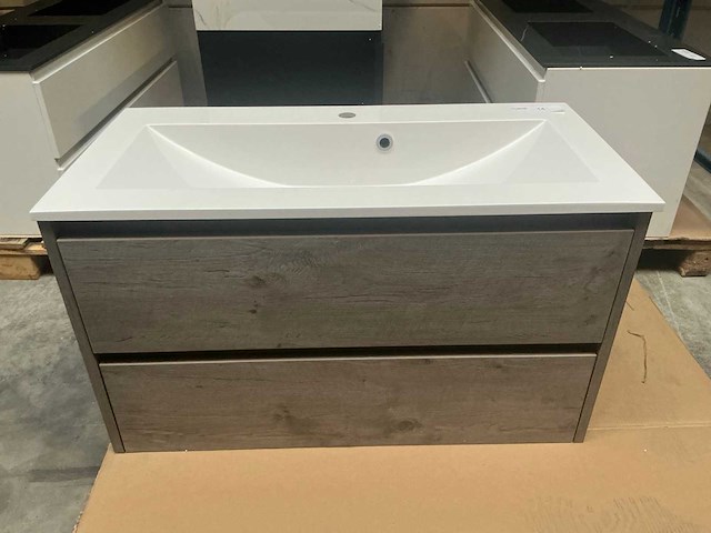 Wisa wavedesign badmeubel 90cm - afbeelding 2 van  7