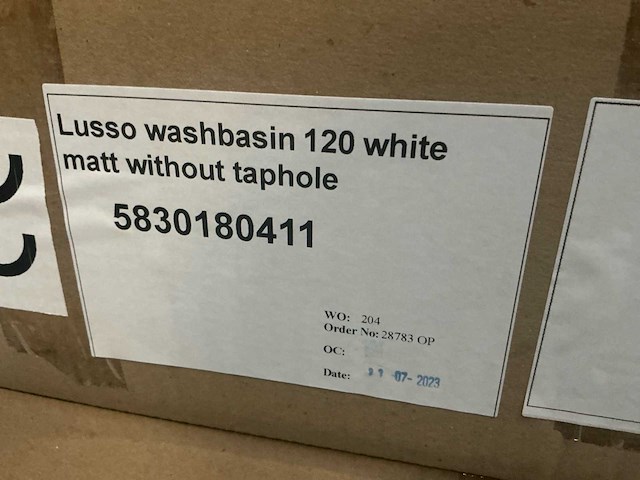 Wisa wavedesign badmeubel lusso duo 120cm - afbeelding 7 van  7