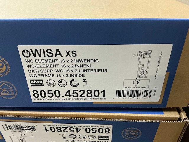 Wisa xs 8050452801 wc inbouwelement 16x2 inwendig (10x) - afbeelding 3 van  3