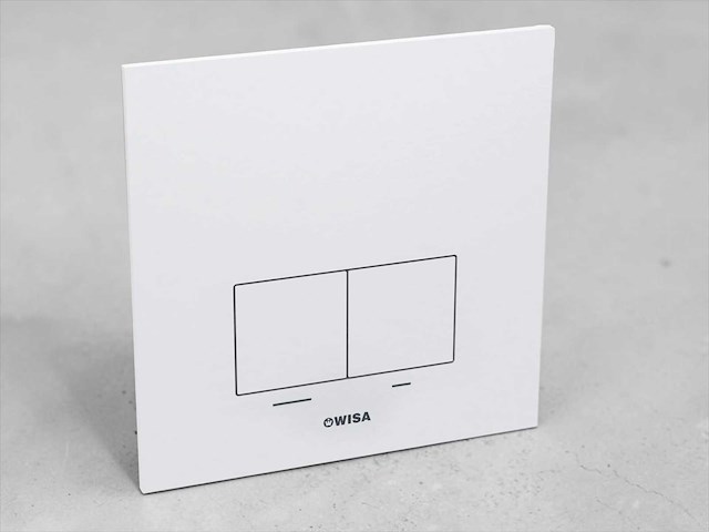 Wisa xs delos df aluminium mat wit 8050.420320 bedieningspaneel - afbeelding 1 van  6