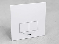 Wisa xs delos df aluminium mat wit 8050.420320 bedieningspaneel - afbeelding 1 van  3