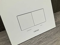 Wisa xs delos df aluminium mat wit 8050.420320 bedieningspaneel - afbeelding 3 van  3