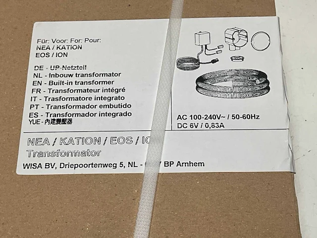 Wisa xs eos inbouw adapter voor eos bedieningspanelen - afbeelding 7 van  7
