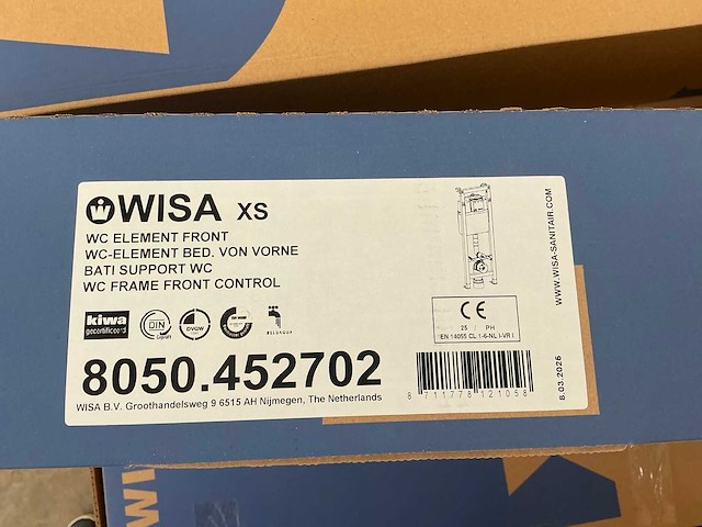Wisa xs wc inbouwreservoir met drukplaat (4x) - afbeelding 5 van  5