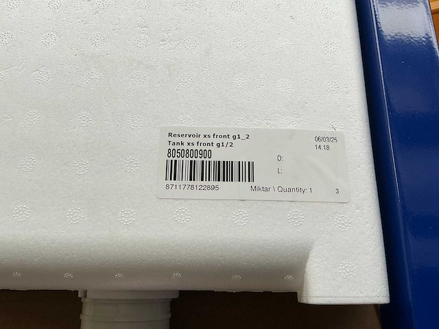 Wisa xs8050 (452702) toilet inbouwreservoir met drukplaat (2x) - afbeelding 3 van  8