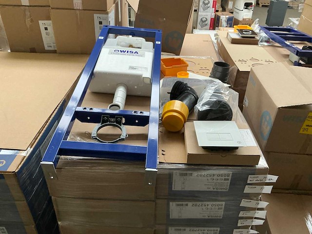 Wisa xs8050 (452702) toilet inbouwreservoir met drukplaat - afbeelding 1 van  8