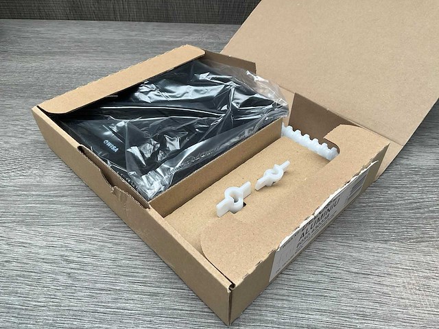 Wisa xs/xf bedieningspaneel delos aluminium df mat zwart - afbeelding 2 van  2