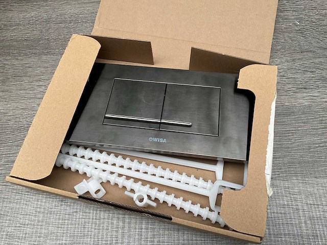 Wisa xt bedieningspaneel kantos df zwart titanium - afbeelding 2 van  2