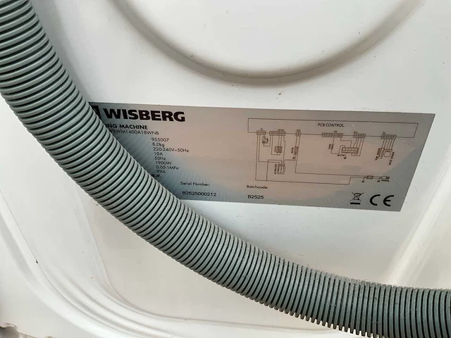 Wisberg wbwm1400a18wnb wasmachine - afbeelding 6 van  6