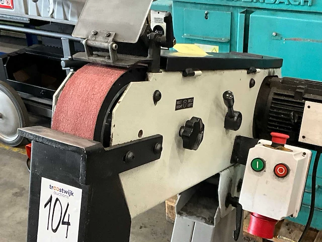 Wisent bsm75 backstand bandslijpmachine - afbeelding 8 van  10