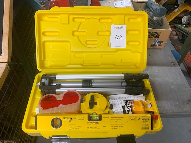 Wisvo laser waterpas met statief - afbeelding 1 van  1