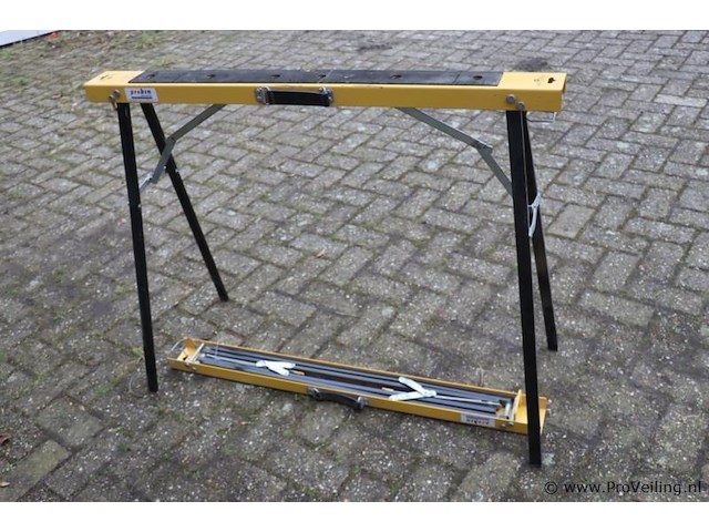 Wisvo profi opvouwbare werkbokken - 2 stuks - afbeelding 3 van  6