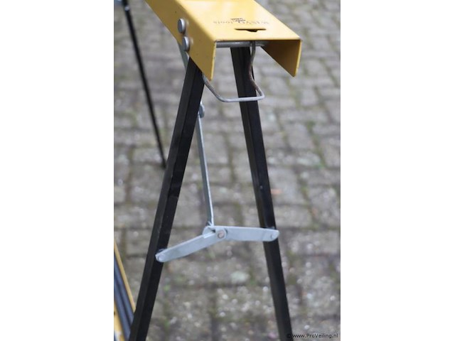 Wisvo profi opvouwbare werkbokken - 2 stuks - afbeelding 4 van  6