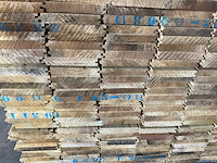 Wit afrikaans eikenhouten plank fraké met mes- en groef - 270x14,7x2,2 cm (48x) - afbeelding 5 van  5