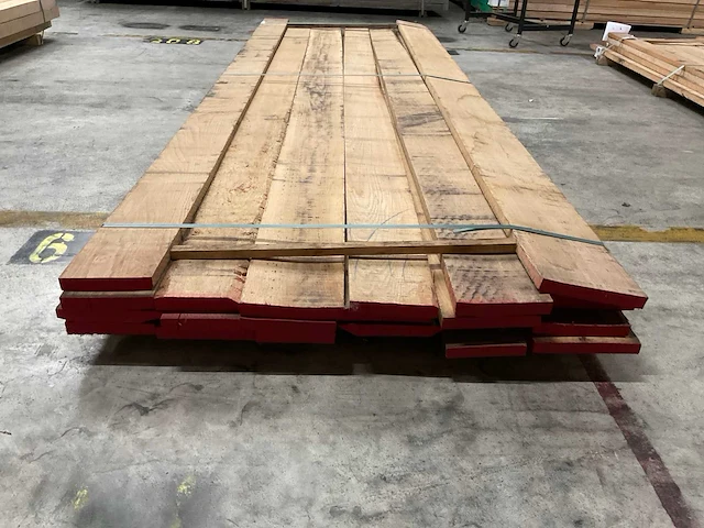 Wit amerikaans eiken planken 26 mm ca. 0,328 m³ - afbeelding 4 van  5