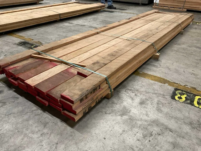 Wit amerikaans eiken planken 26x105 mm (26x) - afbeelding 3 van  5