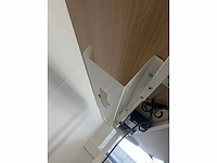 Wit/ eiken elektrische zit-sta bureau - afbeelding 9 van  9