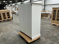 Wit eiken opbergkast 165,5x129,5x65cm - afbeelding 2 van  2