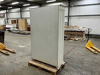 Wit eiken opbergkast met schade 200,5x129,5x45,5cm - afbeelding 4 van  7