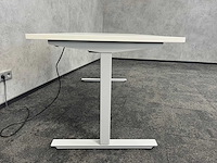 Wit elektrisch zit-sta bureau 160x80 - afbeelding 8 van  11