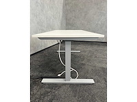 Wit elektrisch zit-sta bureau 160x80 - afbeelding 7 van  10