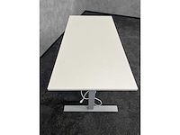 Wit elektrisch zit-sta bureau 160x80 - afbeelding 9 van  10