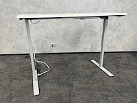 Wit elektrisch zit-sta bureau 160x80 - afbeelding 3 van  10