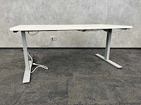 Wit elektrisch zit-sta bureau 160x80