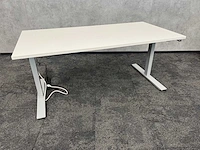 Wit elektrisch zit-sta bureau 160x80 - afbeelding 4 van  10