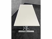 Wit elektrisch zit-sta bureau 160x80 - afbeelding 9 van  10