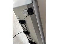 Wit elektrisch zit-sta bureau 160x80 - afbeelding 10 van  11
