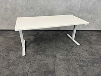 Wit elektrisch zit-sta bureau 160x80 - afbeelding 2 van  11
