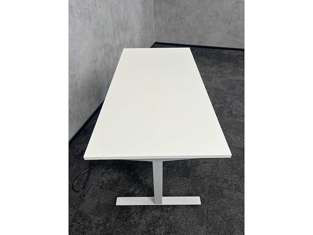 Wit elektrisch zit-sta bureau 160x80 - afbeelding 7 van  11