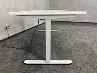 Wit elektrisch zit-sta bureau 180x80 - afbeelding 6 van  6
