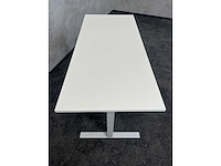 Wit elektrisch zit-sta bureau 180x80 - afbeelding 9 van  11
