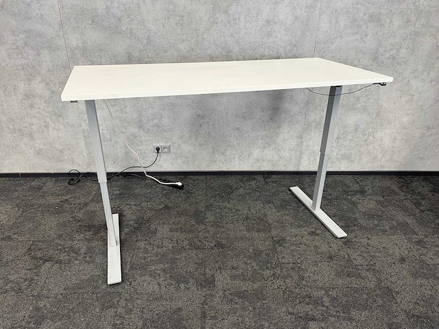 Wit elektrisch zit-sta bureau 180x80 - afbeelding 6 van  10