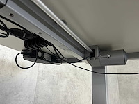 Wit elektrisch zit-sta bureau 180x80 - afbeelding 10 van  10