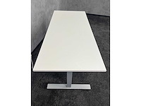 Wit elektrisch zit-sta bureau 180x80 - afbeelding 9 van  10