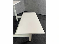 Wit elektrisch zit-sta duo bureau 160x80 - afbeelding 8 van  12