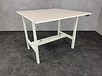 Wit elektrisch zit-sta duo bureau 160x80 - afbeelding 10 van  12