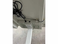 Wit elektrische zit-sta duo bureau 160x77 - afbeelding 4 van  17