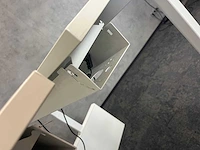 Wit elektrische zit-sta duo bureau 160x77 - afbeelding 5 van  17