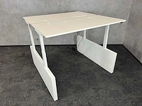 Wit elektrische zit-sta duo bureau 160x77 - afbeelding 3 van  17