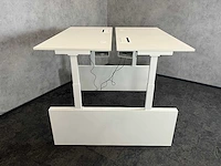 Wit elektrische zit-sta duo bureau 160x77 - afbeelding 16 van  17