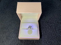 Wit gouden ring met diamant 5,06 crt. - afbeelding 8 van  9