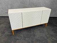 Wit houten dressoir 140x42 - afbeelding 2 van  8