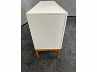 Wit houten dressoir 140x42 - afbeelding 7 van  8