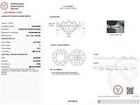 Witgoud ring - 1.00ct diamant ( igi gecertificeerd ) - afbeelding 5 van  8