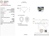 Witgoud ringen met 2.42ct diamant ( igi gecertificeerd ) - afbeelding 6 van  7